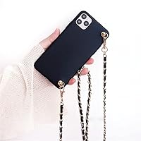 Luxury Crossbody Lanyard Necklace Leather Bracelet Chain Phone case for iPhone 13 11 12 14 Pro Max XR X XS 7 8 Plus Cover Strap,b,for iPhone 14