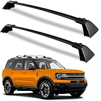 265lbs Roof Racks Cross Bars for Ford Bronco Sport Base 2021-2024 & Bigbend 2021-2024 & Outer Banks 2021 & Heritage Edition 2023 On-Road Version, Heavy Duty Aluminum Crossbars All Metal