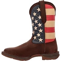 Rebel Patriotic Pull-On Western Flag Boot