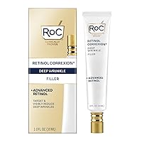 Retinol Correxion Deep Wrinkle Facial Filler with Hyaluronic Acid Retinol Ounce, Christmas Gifts & Stocking Stuffers for Women and Men, 1 Fl Oz (Packaging May Vary)