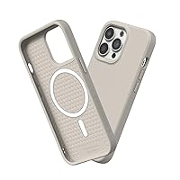 RhinoShield SolidSuit Case Compatible with Magsafe for [iPhone 13 Pro] | Shock Absorbent Slim Design Protective Cover with Premium Matte Finish 3.5M / 11ft Drop Protection - Shell Beige