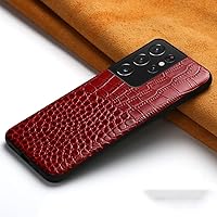 Crocodile Print Leather Cow Cover Case for Samsung Galaxy S21 Ultra S20 FE S8 S9 S10 S21 Plus Note 20 10 A52 A51 A71 M21 M51 M31 A31,red,for A52 (4G,5G)
