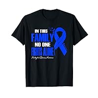 In This Family No One Fight Alone Huntington's Disease T-Shirt