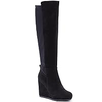 JustFab Claire Heeled Boots for Women - Women's Boots, Wedge Boots, Boots for Women, Womens Boots & Booties - Casual Boots for Women
