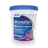 Camco Dehumidifier Moisture Absorber - Absorbs Up to 3x Its Weight in Water, Reduces Moisture and Humidity in Offices, Closets, Bathrooms, Kitchens, Boats, RVs and More – Refillable (44280) , White