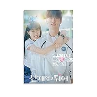 VADDCT 2024 Korean Teleplay Lovely Runner TV Drama Poster Minimalist Art Poster Canvas Painting Wall Art Poster for Bedroom Living Room Decor 08x12inch(20x30cm) Unframe-style