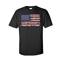 Patriot Pride Collection Love USA Graffiti Flag Short Sleeve T-Shirt
