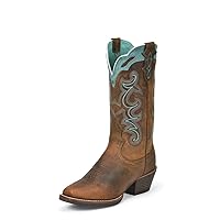 Justin Boots Women's Stampede Sliver Collection Equestrian Boot
