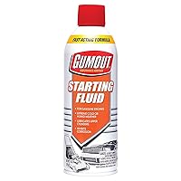 Gumout 5072866 Starting Fluid - starter fluid spray for gasoline engines and lawn mowers to inhibit corrosion and lubricate upper cylinders - Extreme weather, carb, air cleaner, or intake, 11 oz.