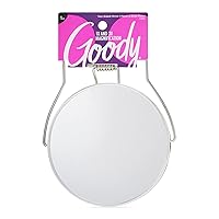 Goody Two-Sided Makeup Mirror with Stand - 1X and 3X Dual Sided Magnification - Lightweight & Portable Table Top Magnifying Vanity Mirror
