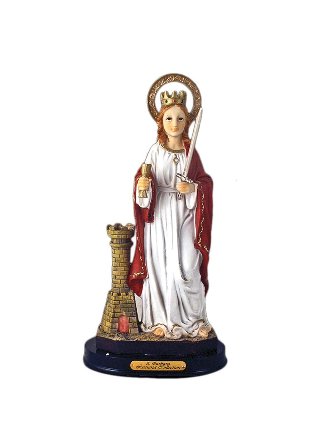 Catholic 12" Statues Virgin Resin Religious Gift Estatuas (Saint Barbara)