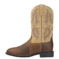 Ariat Heritage Stockman Western Boot - Men's Round Toe Leather Boots