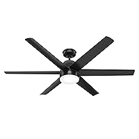 Hunter Fan Company 51875 Skysail Ceiling Fan, Matte Black