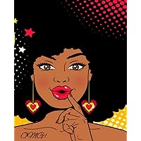 OMG! Black Woman: A Writing Journal for Beautiful Black Women, 150 Lined Pages, 8x10 inches: Work, School, Gift, Birthday, Stocking Stuffer, Camp, ... Notebook (Girl Glam Journals for Black Women) OMG! Black Woman: A Writing Journal for Beautiful Black Women, 150 Lined Pages, 8x10 inches: Work, School, Gift, Birthday, Stocking Stuffer, Camp, ... Notebook (Girl Glam Journals for Black Women) Paperback
