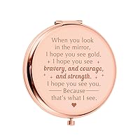 Christmas Stocking Stuffers Gifts for Teen Girls Daughter Christmas Compact Mirror Gifts for Teenagers Daughter 16th 18th 21st Birthday Gifts Teen Girls Stuff from Mom Dad Grandma Aunt Grandpa Sisters