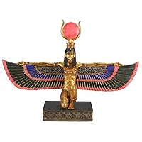 SUMMIT COLLECTION Ancient Egyptian Goddess Isis Open Wings Figurine Goddess of Magic Figurine