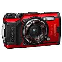 OM SYSTEM OLYMPUS TG-6 Red Underwater camera, Waterproof, Freeze proof, High Resolution Bright, 4K Video 44x Macro shooting OM SYSTEM OLYMPUS TG-6 Red Underwater camera, Waterproof, Freeze proof, High Resolution Bright, 4K Video 44x Macro shooting