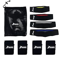 Kbands Hip Bands Resistance Kit | Non-Slip Fabric Glute-Bands | Fitness Training Physical Therapy | Infinity Series - 4 Resistance Levels + Free Carry Bag