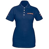 Polo shirt, blue, for women, medium size