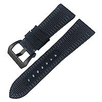 For Panerai Submersible Luminor PAM Canvas Leather Sport watch Strap 24mm 26mm Nylon Fabric WatchBands Gift Tools