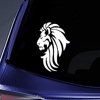 Lion Head Silhouette Sticker Decal Notebook Car Laptop 5.5