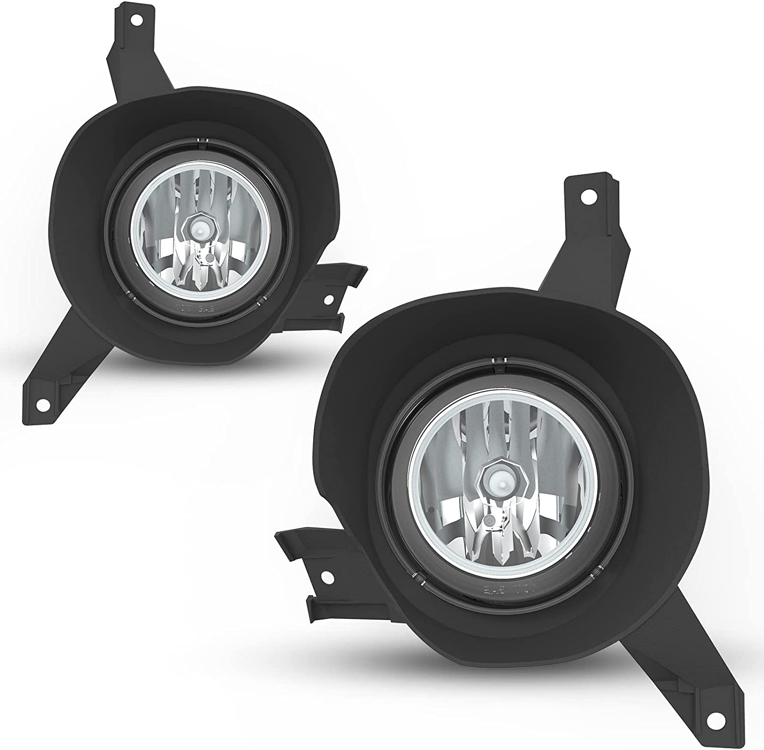 Winjet WJ30-0553-09 2001-2005 Ford Explorer Sport Trac / 2001-2003 Ford Explorer Sport Clear Lens Factory OEM Style OE Fitment Replacement Fog Light A Pair Set