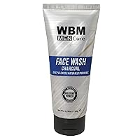 Care Men Deep Cleanse Charcoal Face Wash | Daily Facial Cleanser For All Skin Types | 5.29 Oz