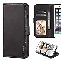 for Unihertz Jelly Star Case, Leather Wallet Case with Cash & Card Slots Soft TPU Back Cover Magnet Flip Case for Unihertz Jelly Star (3”)