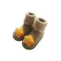 Autumn and Winter Cute Children Toddler Shoes Boys and Girls Flat Bottom Floor Socks Shoes Slip on Shoes for Toddlers