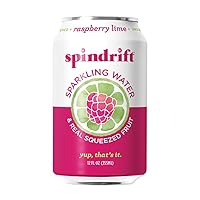 Sparkling Water, Raspberry & Lime, 12 fl oz