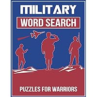 Extra Large Print Military Word Search For Adults: Large Print Word find puzzles about Army Vocabulary | 100 unique puzzles Military themed |Armed ... Terms for Patriot US Military War Veterans