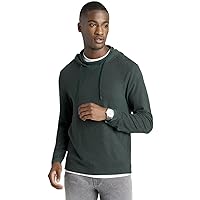 Kenneth Cole Mens Pullover Knit Hoodie Sweater Medium Dark Green