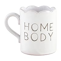 Mud Pie Happy Homebody Mug, Homebody, 12 oz