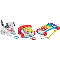 Pull-Along Basics Gift Set, 3 classic pull toys for infants and toddlers ages 12 months and older