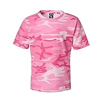 Youth Camouflage T-Shirt L Pink Woodland
