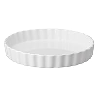 HIC Kitchen White Porcelain, 10 x 1.5-Inches