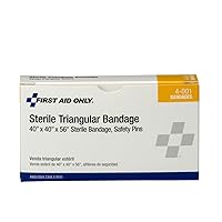 First Aid Only 4-001 Large Sterile Triangular Bandage, 40 x 56 in, 1 Per Box