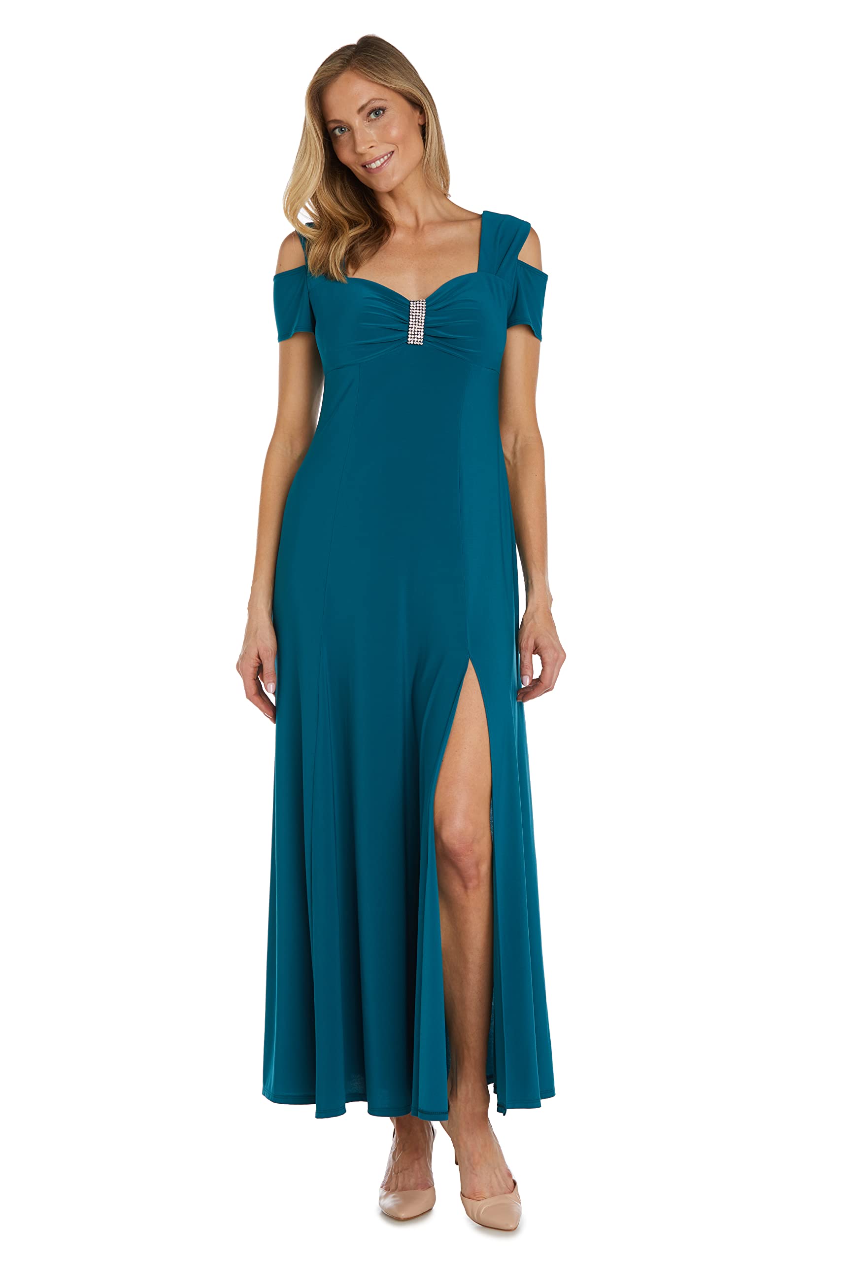 R&M Richards Women's Long Cocktail-Evening Gown