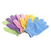 1Pc Bath Glove Wash Skin Massage Shower Scrub Scrubber Half Glove