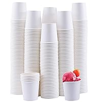 Turbo Bee 300Pack 4oz Disposable Paper Cups,Hot/Cold Beverage Drinking Cup，Small Paper Cups for Bathroom and Mouthwash…