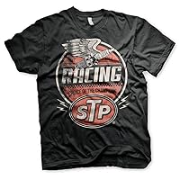STP Officially Licensed Vintage Racing Mens T-Shirt (Black)