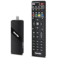 2024 Newest Digital Converter Box for TV, OWERSLYN [ATSC Tuner Hidden Behind The TV], TV Recording&Playback, USB Media Player, TV Tuner with 1080P HDMI/AV Output, Timer Setting, 2-in-1 Remote