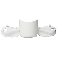 Clek Drink-Thingy Baby Car Seat Cup Holder for Foonf & Fllo Car Seat Models - Attaches Easily to Either Side, Dishwasher-Safe, White