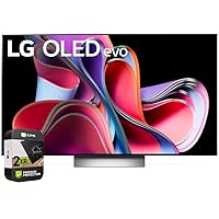 LG OLED77G3PUA OLED evo G3 77 Inch 4K Smart TV 2023 (Renewed) Bundle with 2 YR CPS Enhanced Protection Pack