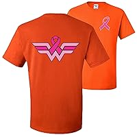 Wonder Woman Breast Cancer Awareness Front&Back T-Shirts
