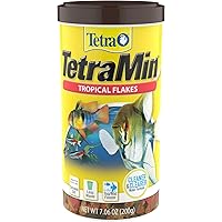 TetraMin Nutritionally Balanced Tropical Flake Food for Tropical Fish, 7.06 oz (pack of 1)