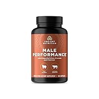 Ancient Nutrition Organ Supplements for Men, Grass-Fed and Wild Organ Complex Capsules, Liver, Prostate, Pancreas Supports Male Performance, Healthy Aging, 180 Ct