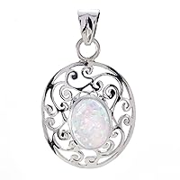 Choose Your Gemstone Chakra Healing 925 Sterling Silver 5 Carat Oval Shape pendant, Handmade Birthstone Charms Locket for men & women, indian jewelry, birthday gifts for mom