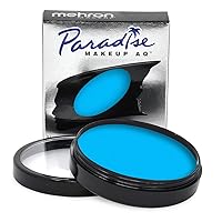 Mehron Makeup Paradise Makeup AQ Face & Body Paint (1.4 oz) (Celestial – Neon Blue/Light Blue)