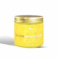 AYUR Citrus Yellow Temporary Hair Color for Grey Coverage for Men and Women (100ML)